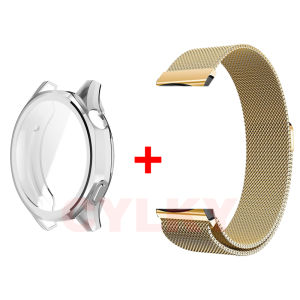 Comlyo Full Cover Shell Set for Huawei Watch GT5 46mm Steel Band Protective Case Compatible with GT5 pro 46mm TPU Full Cover Shell