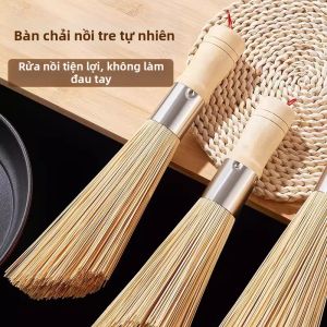 Bàn Chải Rửa Nồi và Dụng Cụ Bằng Tre Thiên Nhiên