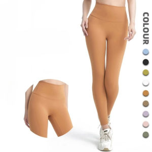 Womens Yoga Pants Base Layer High Waist Legging Tights Running Workout Training Fitness Skinny Sports Trousers S M L XL 2XL