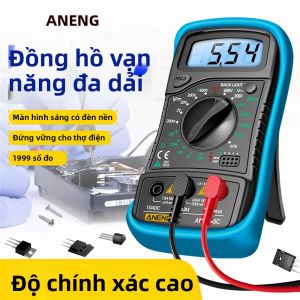 ANENG | ANENG AN8205C Đồng Hồ Vạn Năng Kỹ Thuật Số Máy Đo Điện Áp AC/DC Ohm HFE Triode Đo Nhiệt Độ Màn Hình Đèn Nền Máy Kiểm Tra Điện Cầm Tay