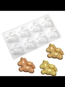 Khuôn Silicon Tết Nguyên Đán Làm Bánh Tráng Miệng Thân Thiện Với Môi Trường Hình Thỏi Vàng Quả Hồng Túi Tiền Bánh Quy Sô Cô La Bánh Pudding Khuôn Làm Xà Phòng Thủ Công