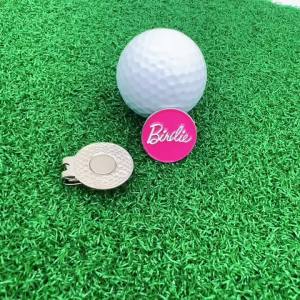 Golf Ball Marker - Birdie Funny Golf Ball Marker Hat Clip - Funny Golf Accessories - Parody Magnetic Golf Ball Marker