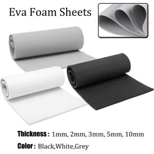 1pcs 1/2/3/5/10mm EVA Foam SheetsSound-Absorbing Noise Sponge Cosplay Craft Material for Model Making