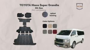 HiAce Super Grandia Coil Matting with Spiked Back (5-Piece Set)