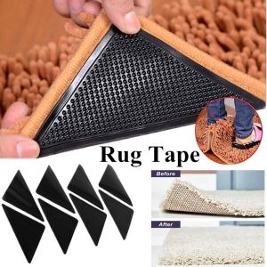 【On Sale】8Pcs/Set Anti-slip Carpet Stickers Reusable Washable Carpet Tape Self-Adhesive Fixed Pad Carpet Patch