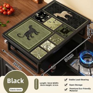 Multipurpose Shield and Storage Rack For Stovetop