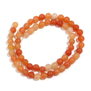 1 Strand Natural Red Aventurines Stone Bead 4/6/8/10/112mm Round Gemstone Bead for Jewelry Making DIY Bracelet Necklace Findings