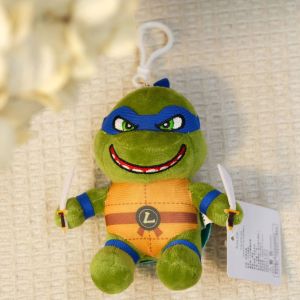 Bandai | Móc Khóa Thú Nhồi Bông Ninja Rùa TMNT Mặt Dây Chuyền Hình Rùa Hoạt Hình Đồ Chơi Nhồi Bông Mềm Mại Móc Treo Túi Xinh Xắn Dành Cho Phụ Kiện Anime