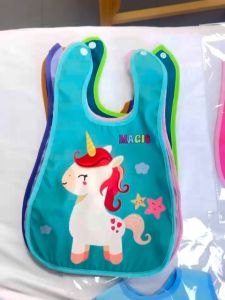 Ivorybaby Celemek Makan Bayi Waterproof Bibs Slabber Bayi Lembut Lucu