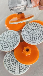 1PC/3PCS Diamond Polishing Pads Set - Wet/Dry Grinding Discs for Marble Concrete & Stone | Angle Grinder Accessories