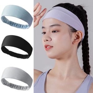 Sports Headband Running Headwear Elasticity Sweat Absorption Headdress Quick-Drying Gym Breathable Sweatbands for Yoga Running