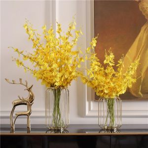 Cành hoa vũ nữ giả - Cành 5 nhánh - dài 80cm - Cây giả hoa lụa Decor trang trí nhà cửa