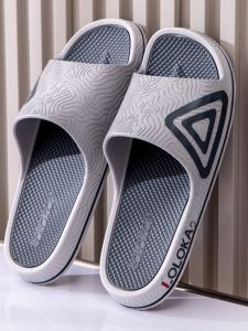 Loluca Mens Summer Thick Bottom Anti-Slip Indoor Slippers Soft Bottom Home Use Bathroom Slippers Odorless Couples Slippers