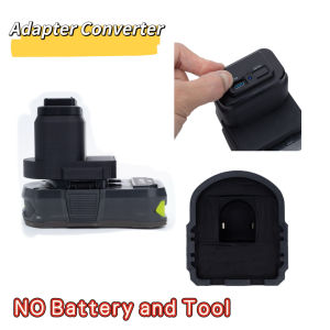 For Ryobi 18V ONE+ Li-ion Battery Adapter Uses USB And Type-C Interface For Fast Charger Mobile Phone Potable Power Bank