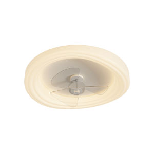 HUANGJIANG | Eye-Protective Cream Style Ceiling Fan Light