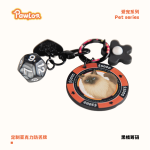 PAWLOR Ceramic Pet ID Tags for Cats And Dogs Lost Pet Tags Personalized Customizable Pet Accessories Pet Supplies