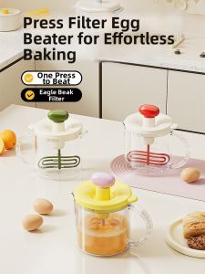 MEIZHUFU | Manual Egg Beater Multifunctional Whisk