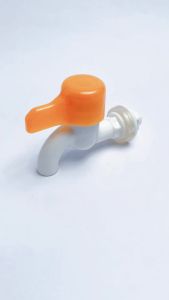 Vòi Bình Lọc Vòi Xả Bình Lọc Nước Nhựa Tay Cam - Chân Ren 17mm