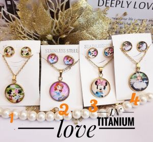 Titanium Set Perhiasan Anak Perempuan Karakter 91922e