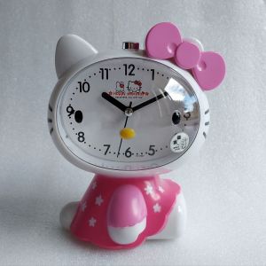 Jam Weker Hellokity Full Body Bunyi Alarm Melody dan kring Mesin Sweep