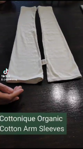[New Arrival] Allergy-Free Organic Cotton Arm Sleeves | Arm Protection | Arm Cover for Adult ( 2 pieces ) for Eczema Wounded or Sensitive Skin