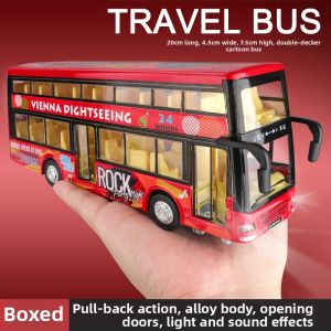 Alloy Double-Deck Toy Bus
