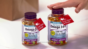 Viên uống dầu cá WEBBER NATURALS Triple Strength Omega3 bổ sung DHA EPA CoenzymeQ10 bỗ não hỗ trợ tim mạch giảm cholesterol