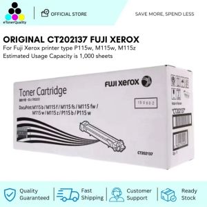 Original Fuji Xerox Toner Cartridge Black CT202137 M115W P115