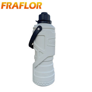 1.8L Jerrycan Motorcycle Bumper Mounted Spare Gas Can Fuel Tank Water Bucket Oil Canister Suitable for Cup Holder Installation