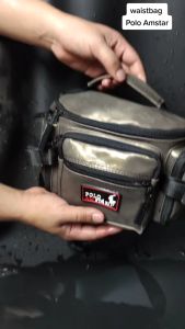 Tas Selempang Bahu Anti Air Polo Amstar Tas Pinggang Pria Wanita Waistbag Waterproof