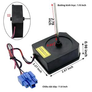 Motor Quạt Dàn Lạnh Tủ Lạnh DC13V Phụ Tùng Thay Thế Cho Tủ Đông Mã 4681JB1029B Tương Thích Với 4681JB1017E 4681JB1027B RDD056X02