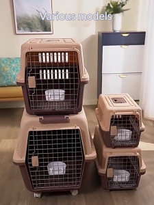 GREENPETS Pet Carrier Travel Cat Carrier Cat Cage Dog Carrier Crates Portable Pet Cage large Capacity Cat Cage Dog cage
