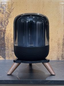 Sanmu Real Wood Metal Tray Desktop Speaker Stand for Huawei Sound X Specialized Audio Equipment Accessory