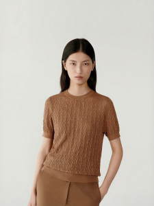 ICICLE | Spring and Summer Silk Cotton Twisted Yarn Knitwear
