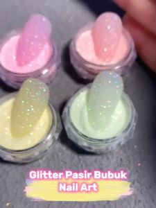 Sugar Glitter Pixie Powder Glitter Pasir Bubuk Nail Art
