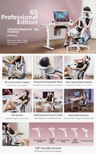 Ergonomic Gaming Chair Comfortable for Prolonged Sitting