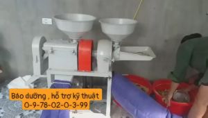 Máy xát lúa tf888 không lọc sạn