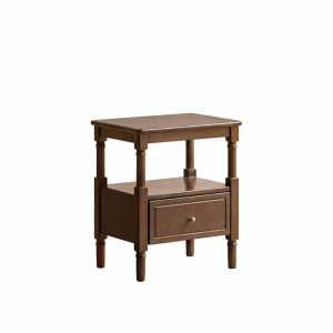 WEISHA | American Retro Solid Wood Bedside Table