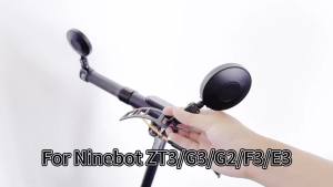 Handlebar Rearview Mirror Rear View Mirrors for Segway Ninebot MAX G3 ZT3 Pro F3 F3 Pro E3 E3 Pro Electric Scooter Replace Parts