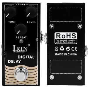 IRIN | IRIN RF-08 Digital Delay Electric Guitar Effect Pedals Digital Time Delay Filter Circuitry Effect True Bypass Pedal Guitar Parts
