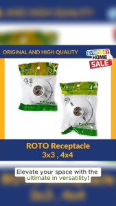 Roto Receptacle 2" 3" 4"