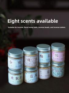 Natural Flower Scented Incense Powder Rose Peach Blossom Lavender Jasmine Magnolia Orchid Long Lasting Aromatherapy Fragrance