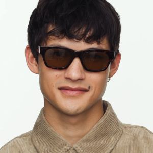 Sunnies Studios Wolf Rectangle Sunglasses - UV400 Protection, Lightweight and Durable Material