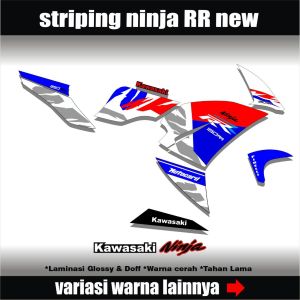 Striping Cutting Decal Ninja Rr 150 New Stiker Lis Bodi Motor Kawasaki Ninja RR