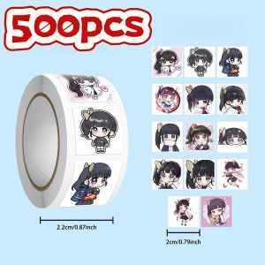 Bandai | 500 Miếng Dán Hình Kanao Tsuyuri Chibi Diệt Quỷ Dễ Thương Nhiều Nét Biểu Cảm Dùng Trang Trí Nhật Ký Và Làm Quà Tặng