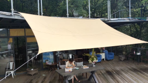 420D Sun Shade Sail Rectangle Waterproof Canopy 99% UV Blockage for Outdoor Patio Garden