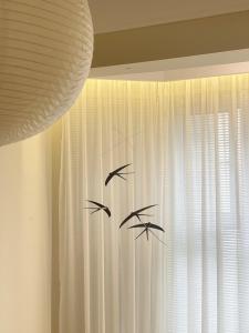 New Home One Hundred Handmade DIY Material Kit Airborne Swallow Balance Decorative Hanging Ornaments Modern Simplicity Animal Shape