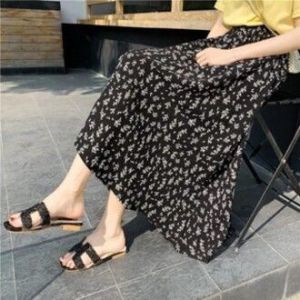 ROK WOLFIS FLORAL/ROK MOTIF BUNGA KOREAN STYLE