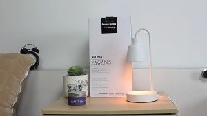 Modern Essential Wax Warmer Lamp with Aromatherapy Diffuser for Bedroom Enchantment - Ready Stock