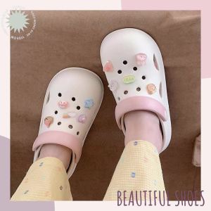 ที่สุดของที่สุด รองเท้าแตะหัวโตแฟชั่น งานสวยงานจึ้ง ต้องรุ่นนี้ เต็มสิบไม่หัก มาพร้อมเซ็ทตัวติดน่ารักมากก น้ำหนักเบาพื้นนิ่มมาก กดตุ่มให้ทันกันนะทุกคน